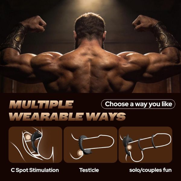 Vibrating Cock Ring Adult Couples Sex Toys