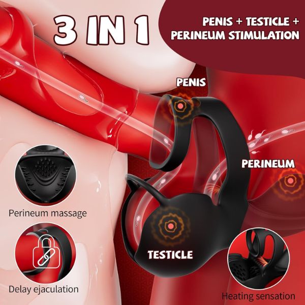 Vibrating Cock Ring Male Sex Toys