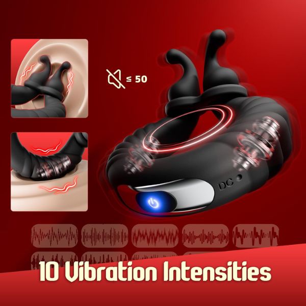 Felicimo Vibrating Cock Ring Adult Sex Toys