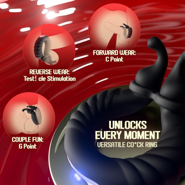 Felicimo Vibrating Cock Ring Adult Sex Toys