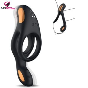 Vibrating Cock Ring with Clitoral Vibrator