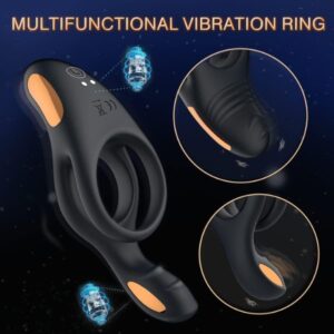 Vibrating Cock Ring with Clitoral Vibrator