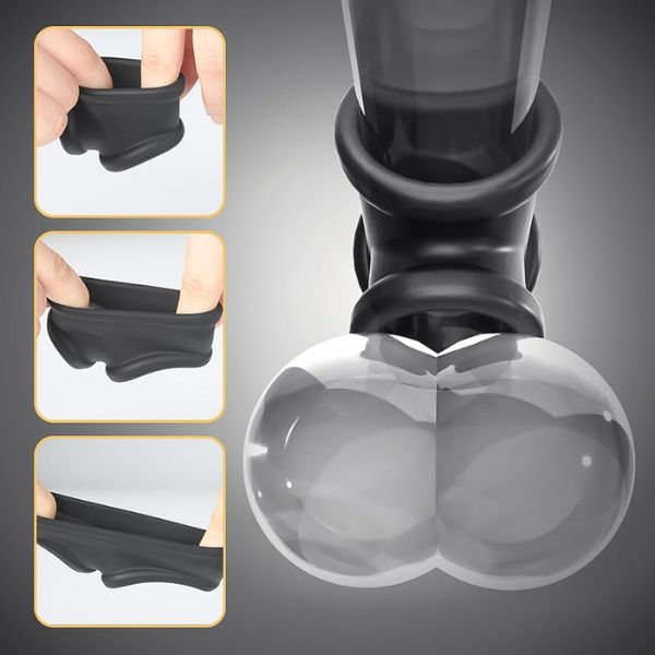 Silicone Cock Ring Penis Delay Sleeve