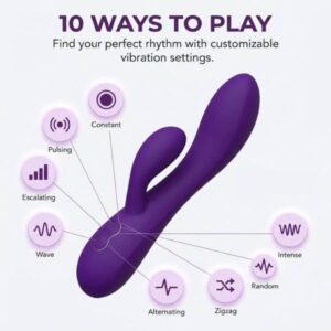 plusOne Dual Rabbit Vibrating Massager