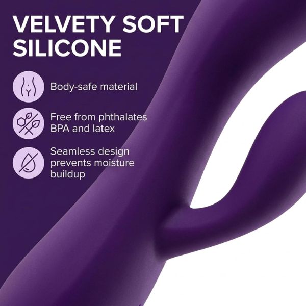 plusOne Dual Rabbit Vibrating Massager