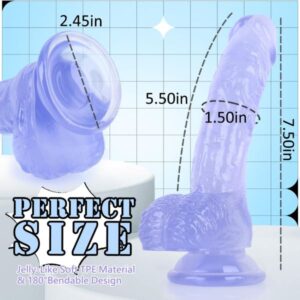 7.5 Inch Soft Dildo