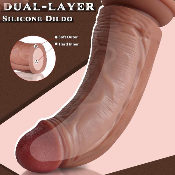 10 inch Dual Density Silicone Big Dildos