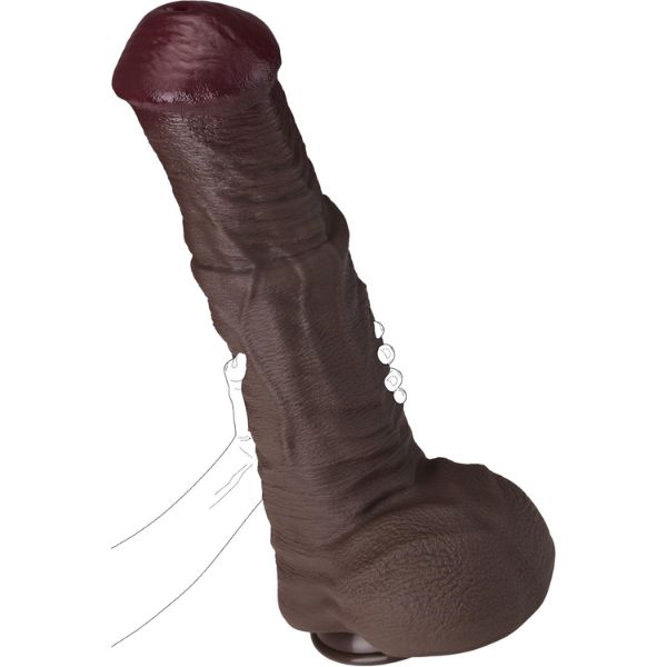14.6 Inch Huge Thick Black Horse Dildo