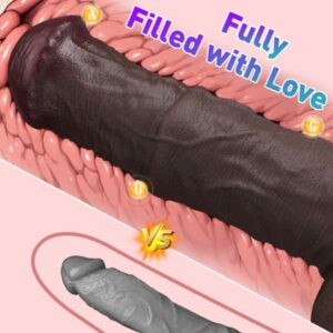 14.6 Inch Huge Thick Black Horse Dildo