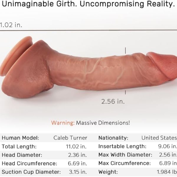 Huge Size Alert! 11-Inch Giant Dildo