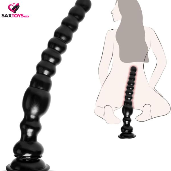 14-long-silicone-anal-bead-butt-plug 14'' Long Silicone Anal Bead Butt Plug