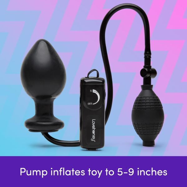 Love honey Black Inflatable Vibrating