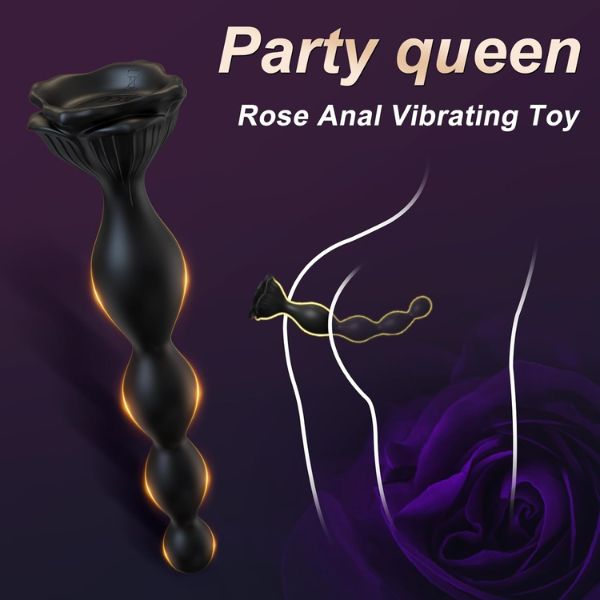 Rose Sex Toy Anal Beads