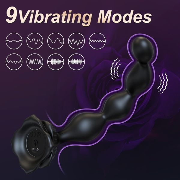 Rose Sex Toy Anal Beads