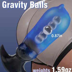 Magnetic Inflatable Butt Plug Dildo