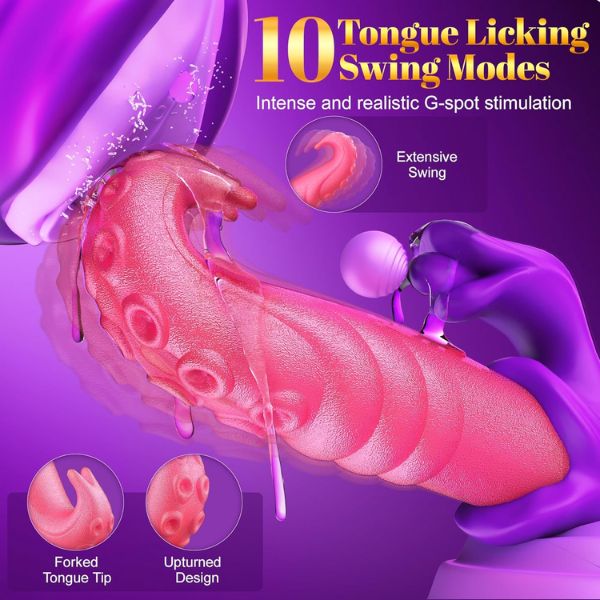 Rabbit Vibrator Tongue Toy for Women