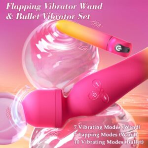 G Spot Vibrator Wand & Bullet Vibrator Set