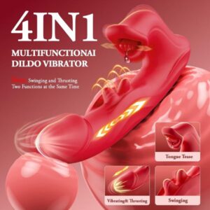 Thrusting Dildo Vibrator Women Sex Toys