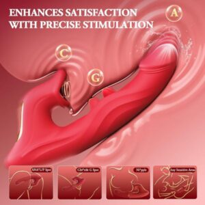 Thrusting Dildo Vibrator Women Sex Toys