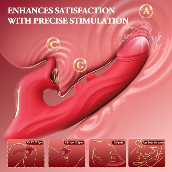 Thrusting Dildo Vibrator Women Sex Toys