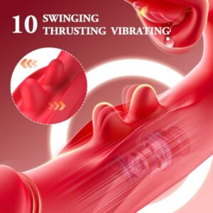 Thrusting Dildo Vibrator Women Sex Toys