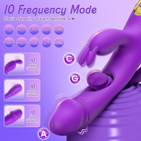 G Spot Vibrator Rabbit Dildo