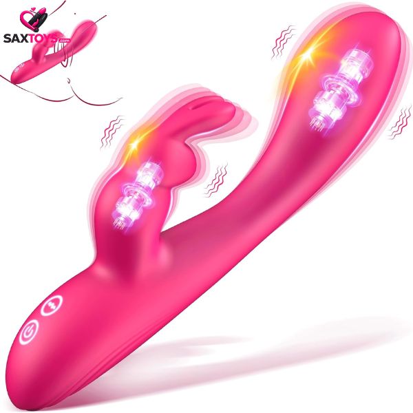 2-in-1-rabbit-vibrators-female-sex-toy 2 in 1 Rabbit Vibrators Female Sex Toy