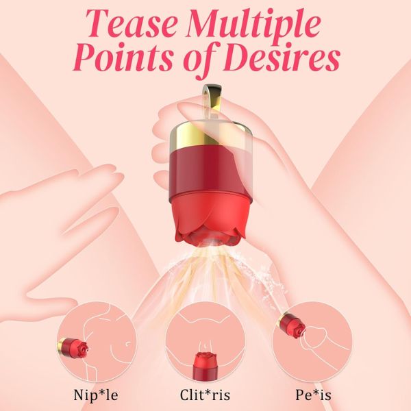 Sucking Vibrator Rose Sex Toy