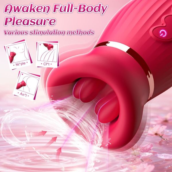 Rose Suction Vibrator Adult Sex Toys