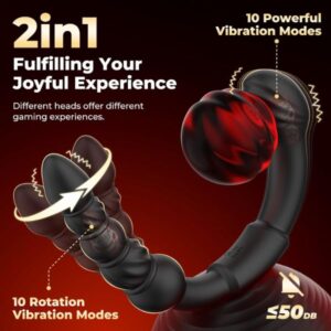 Dual-Ended Prostate Massager Vibrator