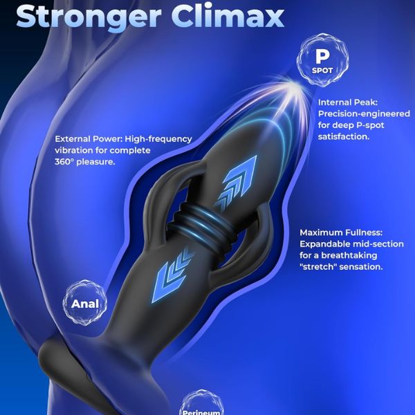 Anal Plug Vibrator App Controlled