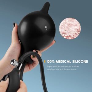 Silicone Expand Inflatable Anal Plug