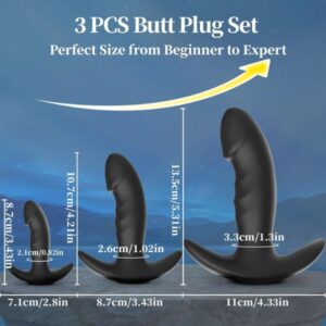 Anal Butt Plug Set Sex Toys
