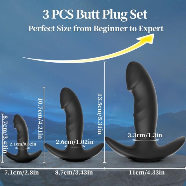 Anal Butt Plug Set Sex Toys