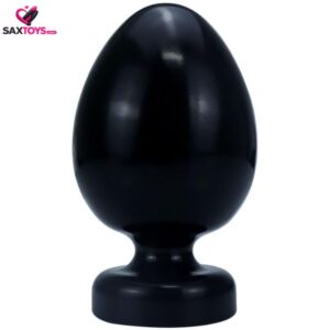 Black Color Egg Ball Shape Anal Plug