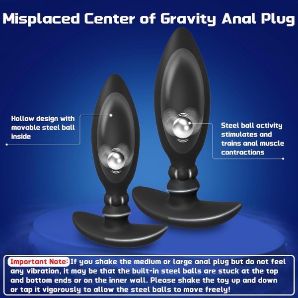 3PCS Silicone Butt Plugs