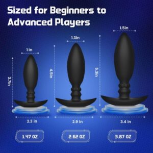 3PCS Silicone Butt Plugs
