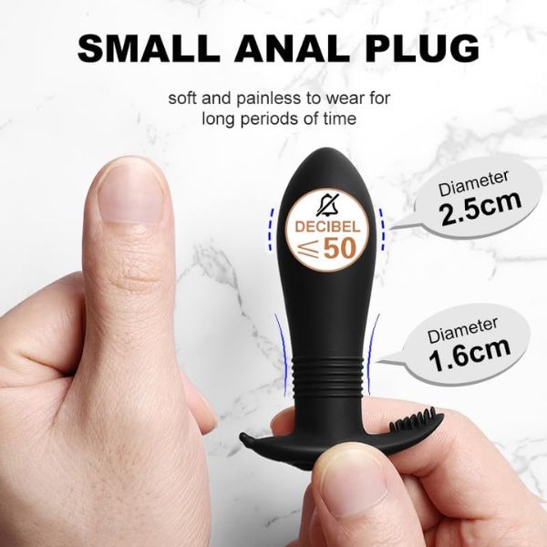 Small Electric Anal Vibrating Butt Plug