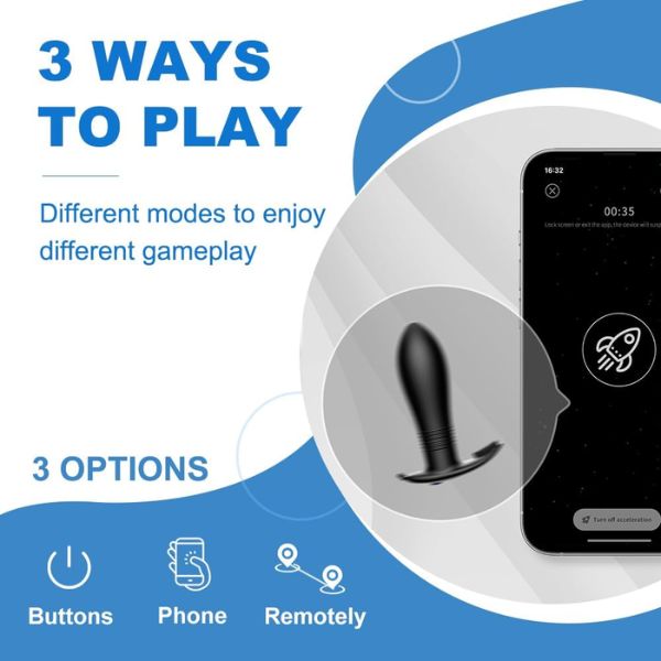 Small Electric Anal Vibrating Butt Plug