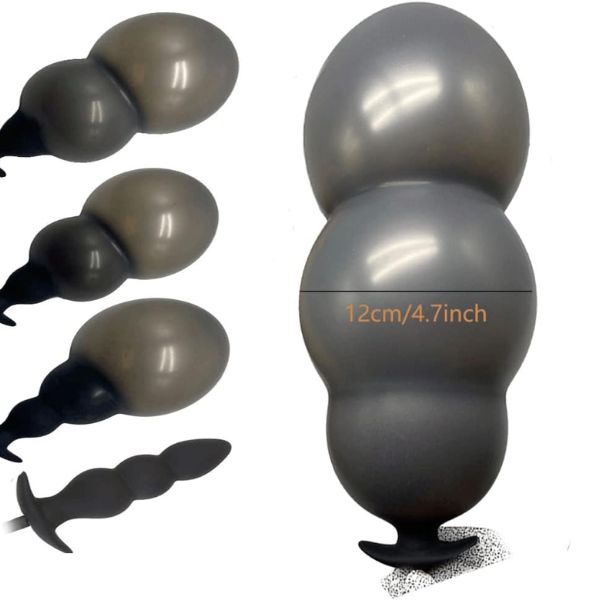 11.8 inch Silicone Expandable Butt Plugs