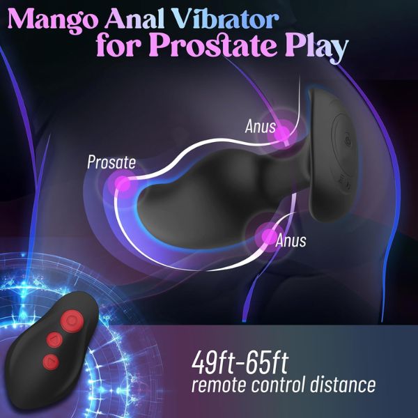 Estim Large Vibrating Butt Plug