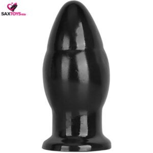 6.9" Huge Shocker Black Butt Plug