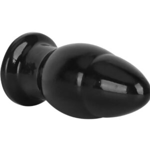 6.9" Huge Shocker Black Butt Plug