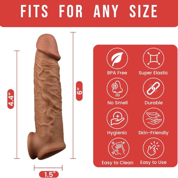 Penis Sleeve Extender Cock Sleeve Extension