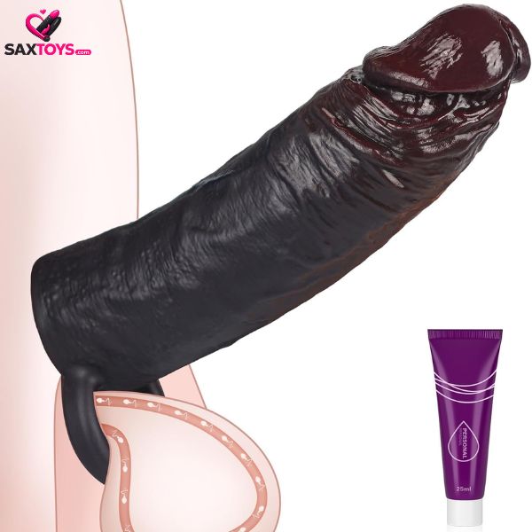 Realistic Penis Sleeve Extension for Men