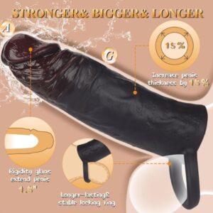 Realistic Penis Sleeve Extension for Men