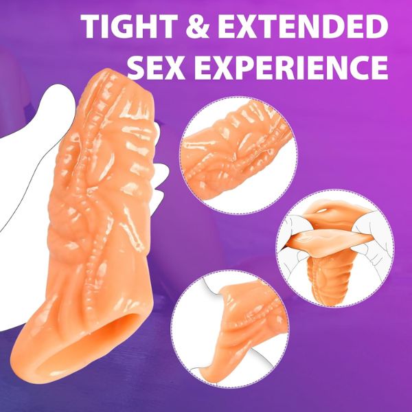Monster Penis Sleeve with 3 Textures