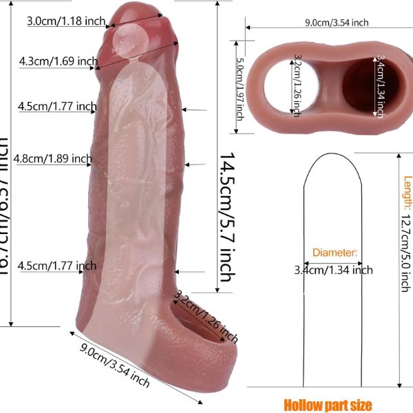Adult Male Enlarge Thicker Soft Penis