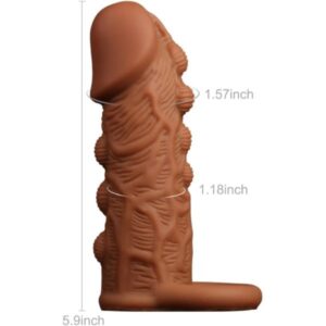 Silicone Cock Ring Penis Extension Sleeve