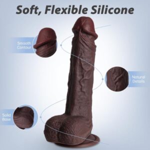 8.3" Dual Density Liquid Silicone Dildo